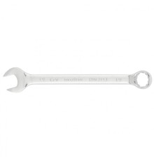 MATRIX Ключ комбинированный, 19 мм, CrV, полированный хром [15163]