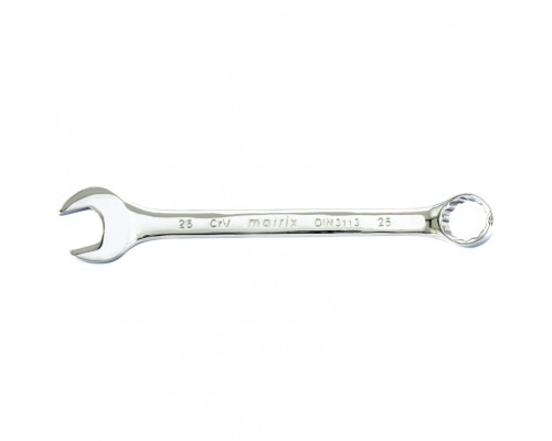 [Ручной инструмент] MATRIX Ключ комбинированный, 25 мм, CrV, полированный хром [15170]