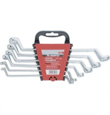 MATRIX Набор ключей накидных, 6–17 мм, CR-V, 6 шт., полированный хром [15331]