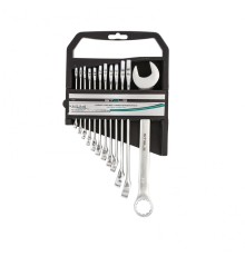 STELS Набор ключей комбинированных, 6 - 22 мм, 12 шт., CrV, матовый хром [15429]