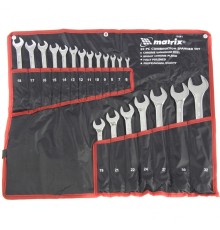 MATRIX Набор ключей комбинированных 6-32 мм, 20 шт., CrV, полированный хром [15441]