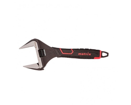 [Ручной инструмент] MATRIX Ключ разводной, тонкие губки, фосфатированный, 2-х комп рукоятка, 300 мм, PRO [15579]