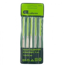 СИБРТЕХ Набор надфилей алмазных, 140х50х3, 5 шт. [158307]