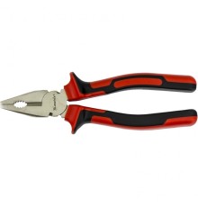 MATRIX Плоскогубцы NICKEL, 200 мм, никелированные, двухкомпонентные рукоятки [16906]