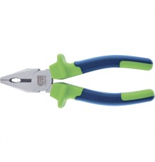 СИБРТЕХ Плоскогубцы комбинированные, 180 мм, двухкомпонентные рукоятки [17051]
