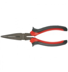 MATRIX Длинногубцы Black Nickel, 180 мм, прямые, двухкомпонентные рукоятки [17160]