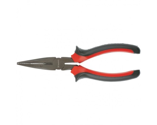 [плоскогубцы] MATRIX Длинногубцы Black Nickel, 200 мм, прямые, двухкомпонентные рукоятки [17162]