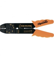 SPARTA Щипцы, 210 мм, для зачистки электропроводов и обжима контактных клемм, 1,5–6,5 мм [177505]