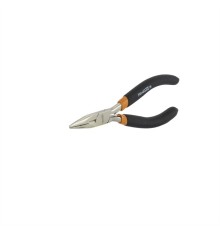 SPARTA Длинногубцы Mini, 130 мм, никелированные, прямые, авторазжим [17820]