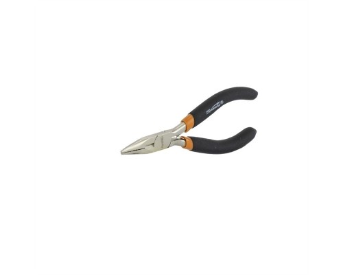 [плоскогубцы] SPARTA Длинногубцы Mini, 130 мм, никелированные, прямые, авторазжим [17820]