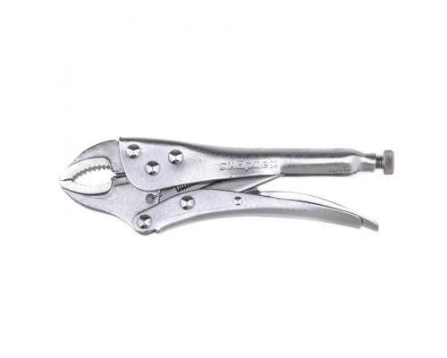 [плоскогубцы] СИБРТЕХ Зажим ручной, полукруглый захват, 180 мм [18421]
