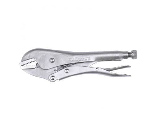 [плоскогубцы] СИБРТЕХ Зажим ручной, усиленный, плоский захват, 225 мм [18428]