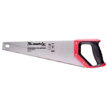 MATRIX Ножовка по дереву,400 мм,зуб 2D,каленый крупный зуб 5-6 TPI,двухкомп.рук-ка [23556]