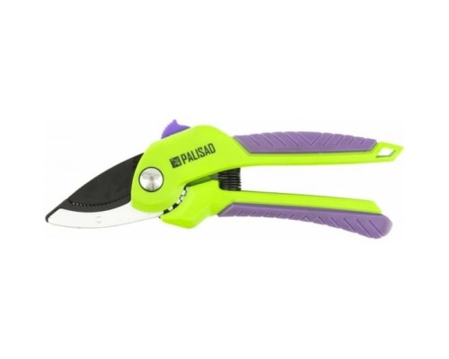 [Секаторы] PALISAD Секатор с наковальней, 210 мм, шестеренный привод, двухкомпонентные рукоятки [60531]