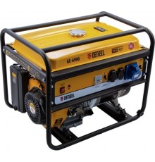 Denzel Генератор бензиновый GE-6900, 5,5 кВт, 220В/50Гц, 25 л, ручной старт [94637]