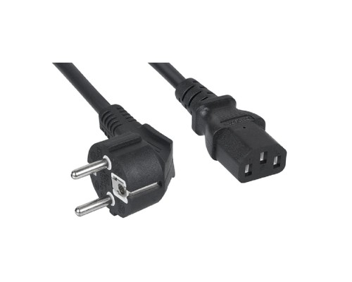 [Cabeus кабели силовые] Cabeus PC-186-VDE-1.8M Кабель питания компьютера (Schuko+C13) (3x0.75), 1.8м