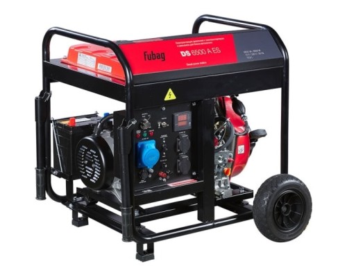 [Генераторы, Блоки автоматики] FUBAG DS 6500 A ES [646233] Электростанция дизельная с электростартером и коннектором автоматики (однофазная_кожух)