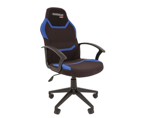 [Офисные кресла] Кресло Chairman game 9 Россия ткань черно/синий New (7104730)