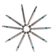 GROSS Набор бит PH2 х 70, сталь S2, 10 шт. [11378]