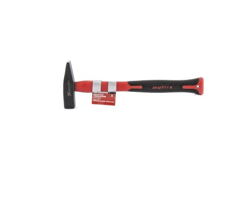 [Молотки] MATRIX Молоток слесарный 'optimal',400 г,фибергласовая обрезиненная рукоятка,квадратный боек [10368] 