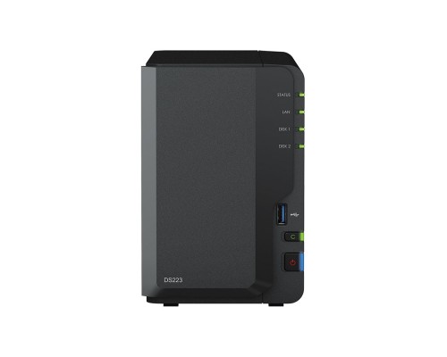 [Дисковый массив] Synology DS223 Сетевое хранилище NAS, слоты 2x2.5