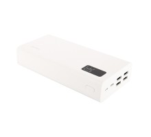 Perfeo Powerbank MOUNTAINS 30000 mAh/LED дисплей/PD + QC 3.0/Type-C/4 USB/Выход: 3A, max 22.5W/White (PF_D0162)