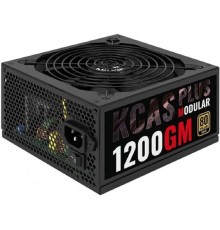Блок питания Aerocool KCAS PLUS 1200GM (V2),  1200Вт,  140мм,  черный, retail [4718009151987]
