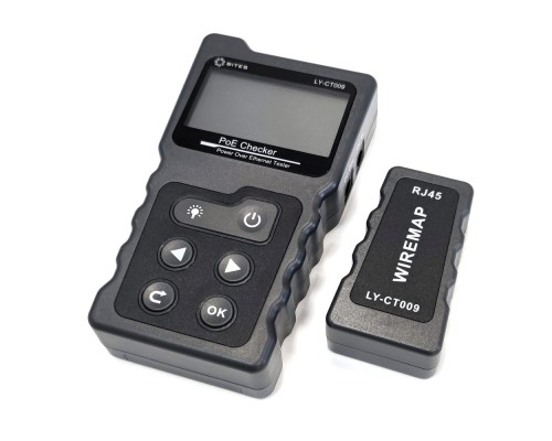 [Монтажный инструмент] 5bites LY-CT009 Тестер кабеля UTP / STP / TEL / POE / TDR / LCD / FLASH
