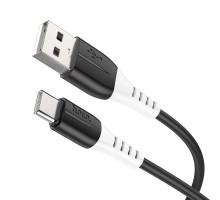 HOCO HC-68575 X82/ USB кабель Type-C/ 1m/ 3A/ Силикон/ Black