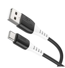 HOCO HC-68575 X82/ USB кабель Type-C/ 1m/ 3A/ Силикон/ Black
