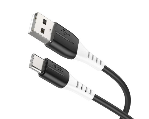 [кабели] HOCO HC-68575 X82/ USB кабель Type-C/ 1m/ 3A/ Силикон/ Black
