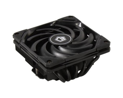 [вентилятор] Cooler ID-Cooling IS-55 BLACK LGA1700/1200/115X/AM5/AM4 низкопрофильный высота 55mm ( TDP 125W, PWM, 5 тепл.трубок + медная база, FAN 120mm, черный