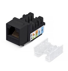 Cabeus KJ-RJ45-Cat.5e-90-SW-BK Вставка Keystone Jack RJ-45