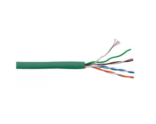 [Аксессуар] Кабель информационный LanMaster кат.5е, 305м, зеленый [lan-5eutp-pt-lszh-gn]