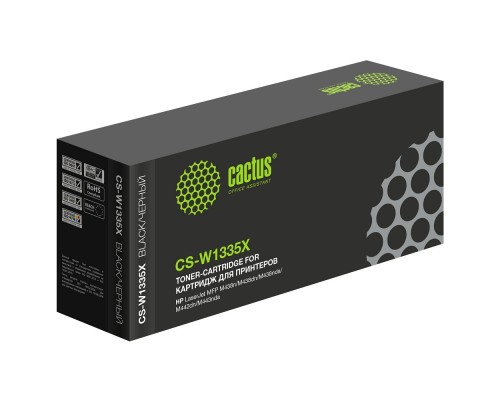 [расходные материалы] Картридж лазерный Cactus CS-W1335X W1335X черный (13700стр.) для HP LJ MFP M438n/M438dn/M438nda/M442dn/M443nda