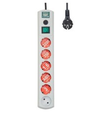 Сетевой фильтр Most LRG, 1.6м, белый [lrg 6-1.6wt]