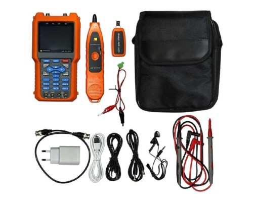 [Монтажное оборудование] Тестер Lanmaster LAN-TST-CCTV (упак:1шт) оранжевый