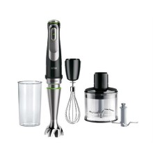 Блендер погружной Braun MQ9135XI черный/серебристый