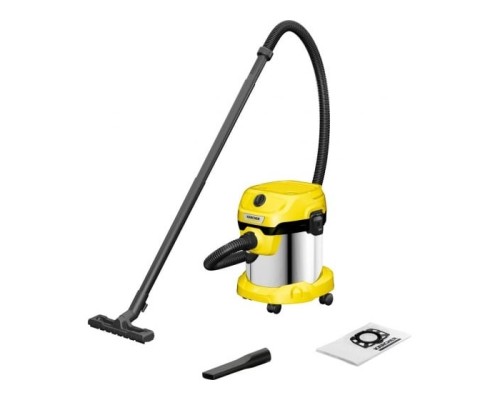 [Пылесосы] Строительный пылесос Karcher WD 2 Plus S V-15/4/18,  желтый [1.628-050.0]
