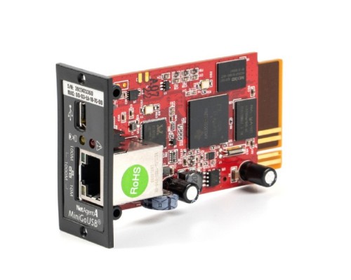 [Дополнительное оборудование Бастион] БАСТИОН SNMP-модуль DA 806 для SKAT UPS-RACK от 1000ВА до 3000ВА Мониторинг и управление по Ethernet (2166)