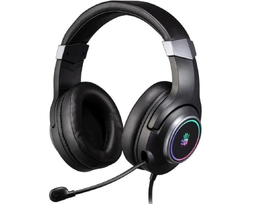 [Наушники] Наушники с микрофоном A4Tech Bloody G350 черный 2м мониторные USB оголовье (G350 USB/ BLACK)