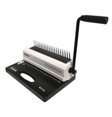 Переплетчик Office Kit B2115L A4/перф.15л.сшив/макс.450л./пластик.пруж. (4.5-51мм)