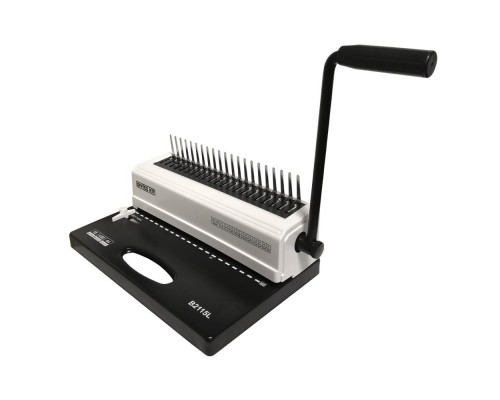 [Переплетчик] Переплетчик Office Kit B2115L A4/перф.15л.сшив/макс.450л./пластик.пруж. (4.5-51мм)