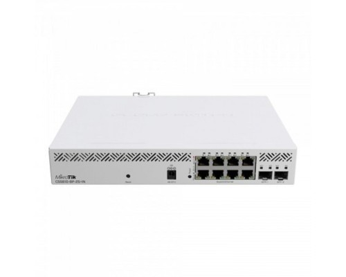 [Сетевое оборудование] MikroTik CSS610-8P-2S+IN PoE-коммутатор, 8х 1G RJ45, 2х SFP+, раздача PoE 140 Вт, SwitchOS Lite
