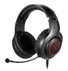 Наушники с микрофоном A4Tech Bloody G220 черный 2м мониторные оголовье (G220 AUX3.5-4PIN + USB)