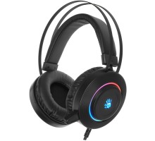 Наушники с микрофоном A4Tech Bloody G521 черный 2.3м мониторные USB оголовье (G521 (BLACK))