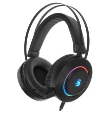 Наушники с микрофоном A4Tech Bloody G521 черный 2.3м мониторные USB оголовье (G521 (BLACK))