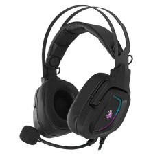 Наушники с микрофоном A4Tech Bloody G570 черный/серый 2м мониторные USB оголовье (G570 (BLACK+GREY) USB)