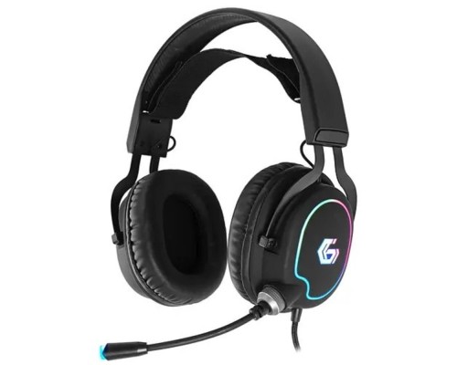 [Наушники] Gembird MHS-GX20, мембр. 50 мм, подсветка, рег. гром., рег.оголовье, каб. 2,1 м