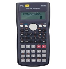 Калькулятор научный Deli ED82MS темно-синий 10+2-разр. [1147246]